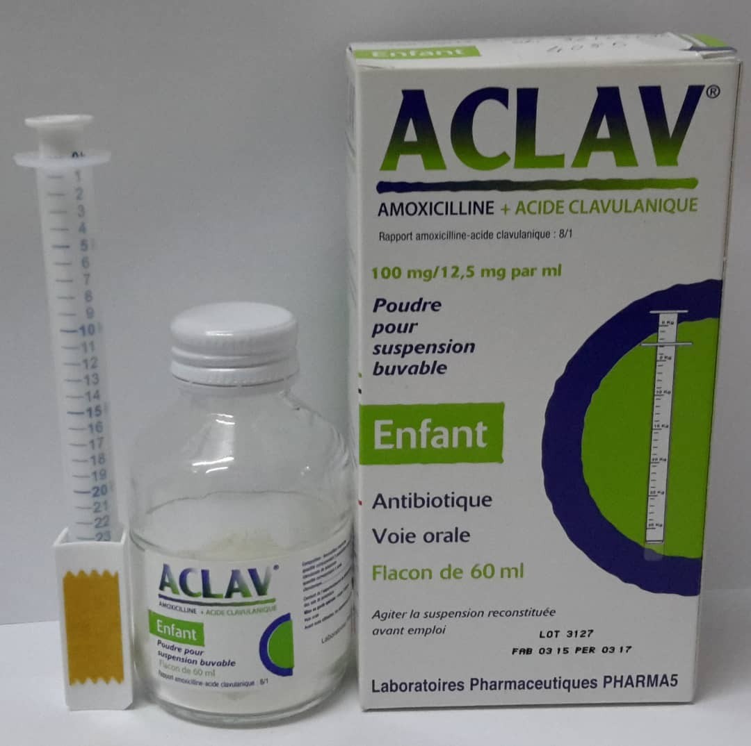 ALM 20MG/120MG POUDRE POUR SUSPENSION BUVABLE FLACON DE 60ML