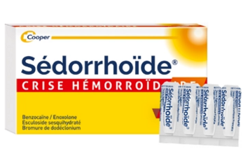 SEDORRHOIDE CRISE SUPPOSITOIRE BOÎTE DE 8
