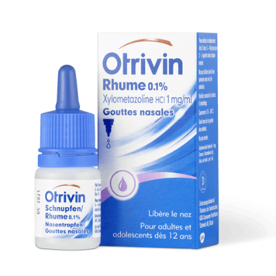 Otrivine 0,1% Adulte Gouttes nasales