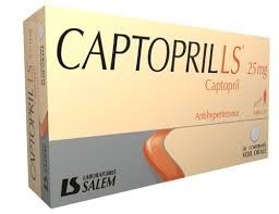 CAPTOPRIL 25 mg comp. Bte/100