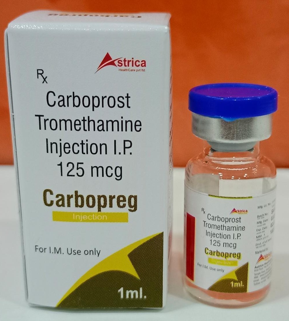 CARBOPROST 125 mcg/0.5 ml IM sol.