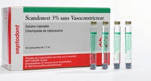 CARPULES ANESTHESIQUES SANS VASOCONSTRICTEUR  paquet/50