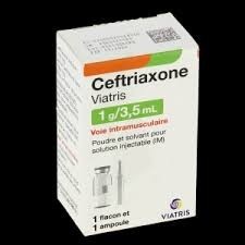 CEFTRIAXONE 1 g pdre pour sol. inj.