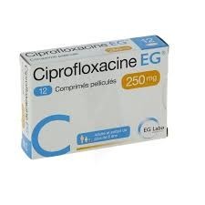 CIPROFLOXACINE 250 mg comp. PLAQ/10