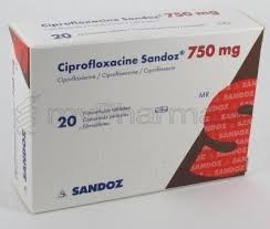 CIPROFLOXACINE 750 mg comp.